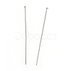 304 Stainless Steel Flat Head Pins X-STAS-D448-015P-1