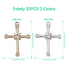 Cheriswelry 32Pcs 2 Colors Zinc Alloy Pendants ALRI-CW0001-01-14