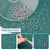 Unicraftale 304 Stainless Steel Open Jump Rings STAS-UN0003-08-5