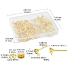 30Pcs Brass Stud Earring Findings KK-FS0001-13-5
