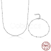 Rhodium Plated 925 Sterling Silver Jewelry Set LC2578-5-1