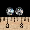 Electroplate Glass Beads EGLA-Z004-02F-3