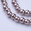 Glass Pearl Beads Strands HY-6D-B27-2