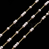Natural Pearl Beaded Chains CHC-M025-66G-1