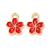 Alloy Enamel Charms ENAM-C005-34G-04-2