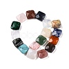 Natural & Synthetic Mixed Gemstone Beads Strands G-T138-160-2