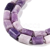 Natural Lepidolite Beads Strands G-M403-B35-03-4