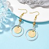Brass Earrings for Women EJEW-JE05767-2