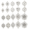  60Pcs 10 Styles Tibetan Style Alloy Connector Charms FIND-TA0002-97-12