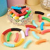 Pandahall 100Pcs 10 Colors Opaque Acrylic Beads OACR-TA0001-22-12