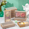 Foldable Paper Drawer Boxes with Clear Plastic Cover CON-WH0095-68A-05-5