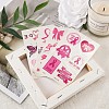  Removable Fake Temporary Tattoos Paper Stickers AJEW-NB0001-41-6