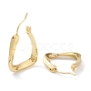 Brass Hoop Earrings EJEW-A056-13G-2