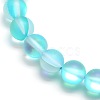 Synthetic Moonstone Beads Strands G-F142-8mm-03-3