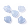 Natural Blue Aventurine Heart Love Stone G-L533-31-1-1