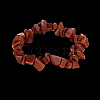 Synthetic Goldstone Chips Stretch Bracelets BJEW-BB16534-H-2