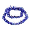 Electroplate Transparent Glass Beads Strands EGLA-R114-01D-2