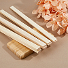 DICOSMETIC 8Pcs 4 Styles Wood Rolling Mud Stick Guides WOOD-DC0001-20-4