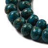 Dyed Synthetic Turquoise Beads Strands G-B070-C01-01-4