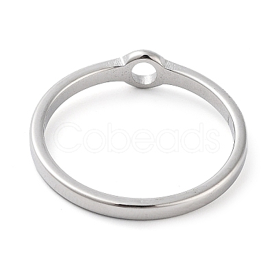 Non-Tarnish 304 Stainless Steel Finger Rings RJEW-E164-11P-6-1