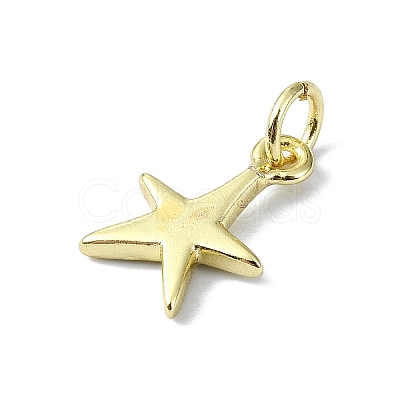 Brass Charms KK-H475-38G-03-1