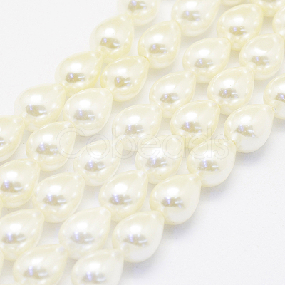 Shell Pearl Beads Strands BSHE-P024-05-1