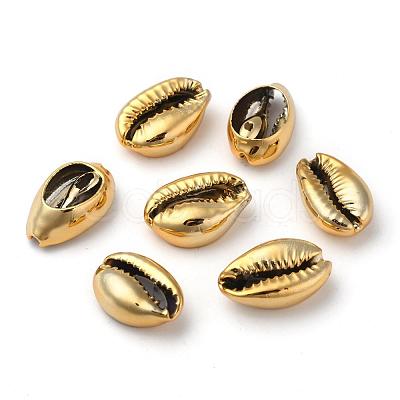 Electroplated Shell Beads BSHE-O017-13G-1