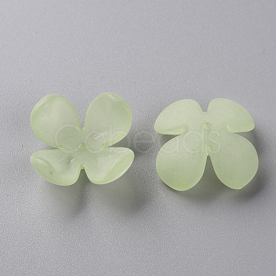 Frosted Acrylic Bead Caps MACR-S371-06A-728-1