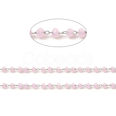 Glass Round Beaded Chain CHS-B003-01A-1