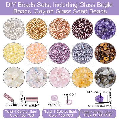 PandaHall Elite DIY Beads Sets DIY-PH0003-65-1