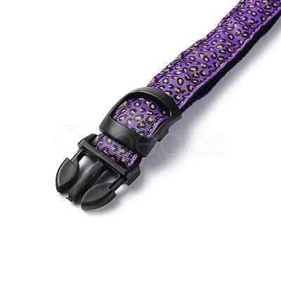 Adjustable Polyester LED Dog Collar MP-H001-A18-1