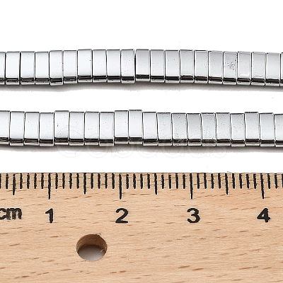 Electroplated Non-magnetic Synthetic Hematite Beads Strands G-G089-A02-09-1