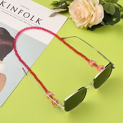 Butterfly Design Eyeglass Chains for Women AJEW-EH00255-1