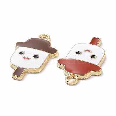 Alloy Enamel Pendants ENAM-B054-10G-1