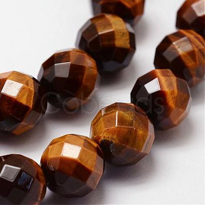 Natural Tiger Eye Beads Strands G-N0179-01-12mm-1