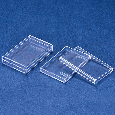 Transparent Plastic Bead Containers CON-BC0004-58-1