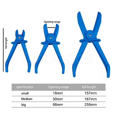 Olycraft Plastic Tubing Clamp Set KY-OC0001-03-1