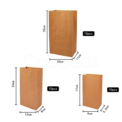 3 Styles Kraft Paper Bags CARB-SZ0001-01-1