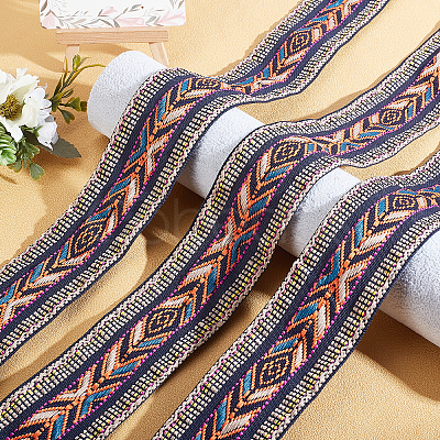 ARRICRAFT Ethnic Style Polyester Ribbons OCOR-AR0001-43-1