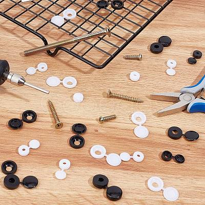 Gorgecraft 200Pcs 4 Style Plastic Furniture Fence Screw Hole Plug FIND-GF0004-62-1