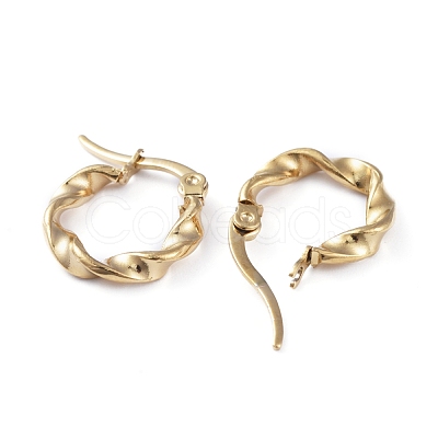 201 Stainless Steel Hoop Earrings EJEW-I245-07C-1