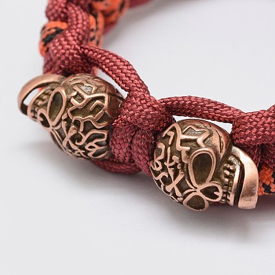 Nylon Cord Bracelets BJEW-P199-09-1