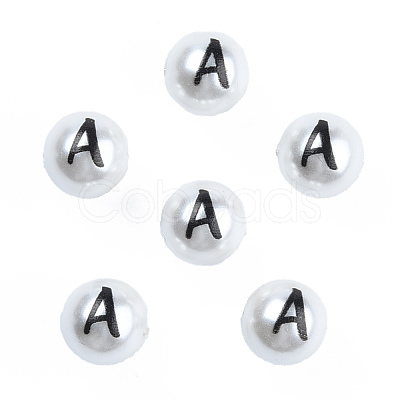 ABS Plastic Imitation Pearl Beads KY-N015-148A-1