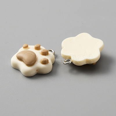 Opaque Resin Pendants RESI-TAC0004-26F-1