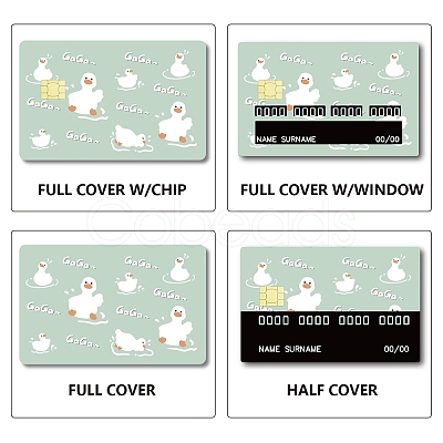 PVC Plastic Waterproof Card Stickers DIY-WH0432-031-1