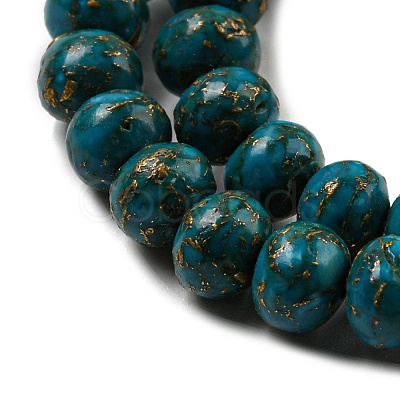 Dyed Synthetic Turquoise Beads Strands G-B070-C01-01-1