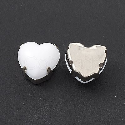 Heart Sew On Rhinestones OACR-E012-01P-08-1