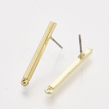 Alloy Stud Earring Findings X-PALLOY-S121-137-1