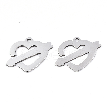 Non-Tarnish Valentine's Day 201 Stainless Steel Pendants STAS-S081-003-1