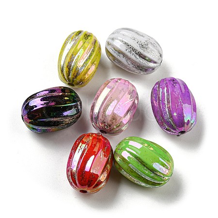 Opaque Acrylic Beads OACR-E031-08-1